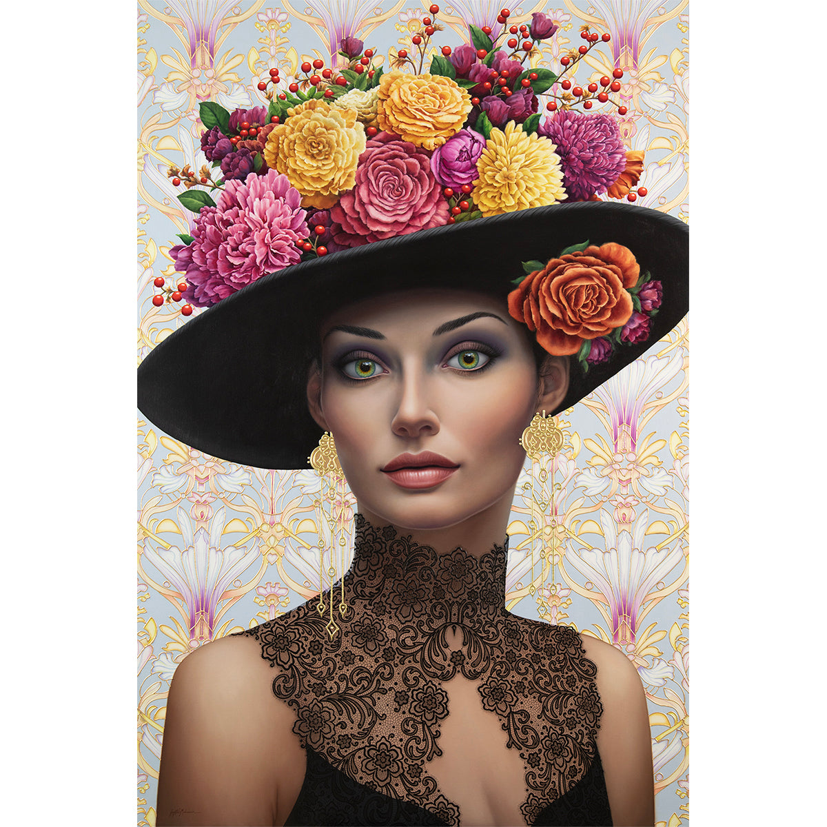 SOLD ~ Abundance ~ 72"x48" ~ Sanders Galleries