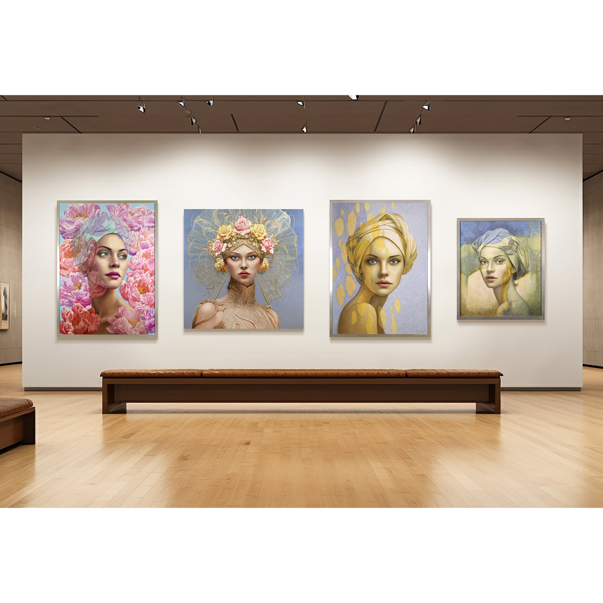 SOLD ~ Revolution ~ 60"x60" ~ Sanders Galleries