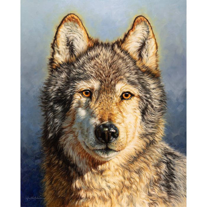 SOLD ~ Guardian of the Wilderness 30"x24" ~ Buffalo Bill Art Show