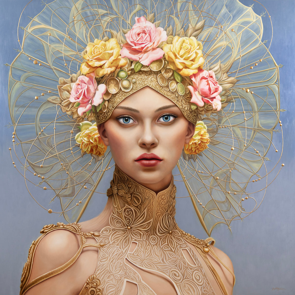 SOLD ~ Revolution ~ 60"x60" ~ Sanders Galleries