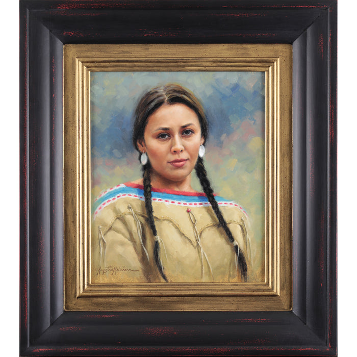 Baalaasdeeta - Kind-hearted, Crow ~ 12" x 10" ~ Santa Fe Trails