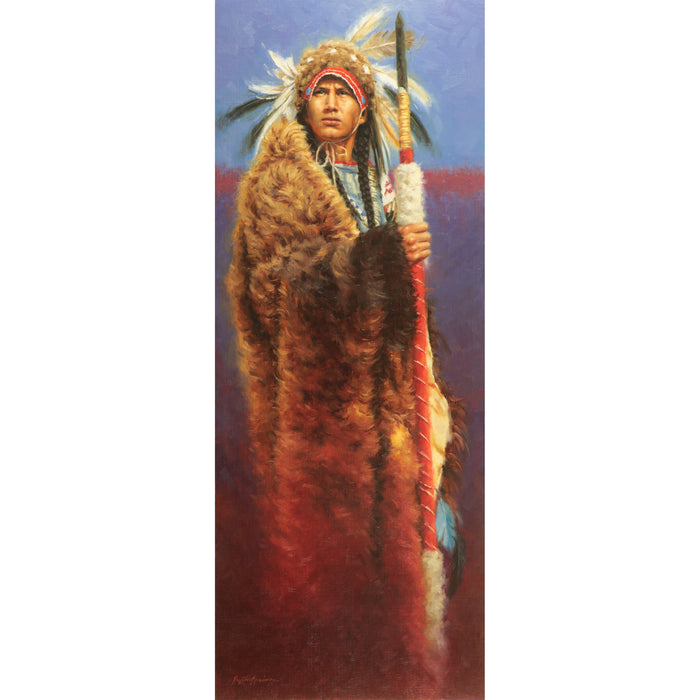 Buffalo Heart  36" x 14" - Buffalo Bill Art Show - SOLD