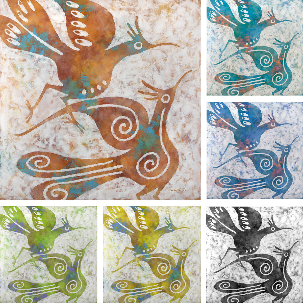 Zia Birds ~ Print