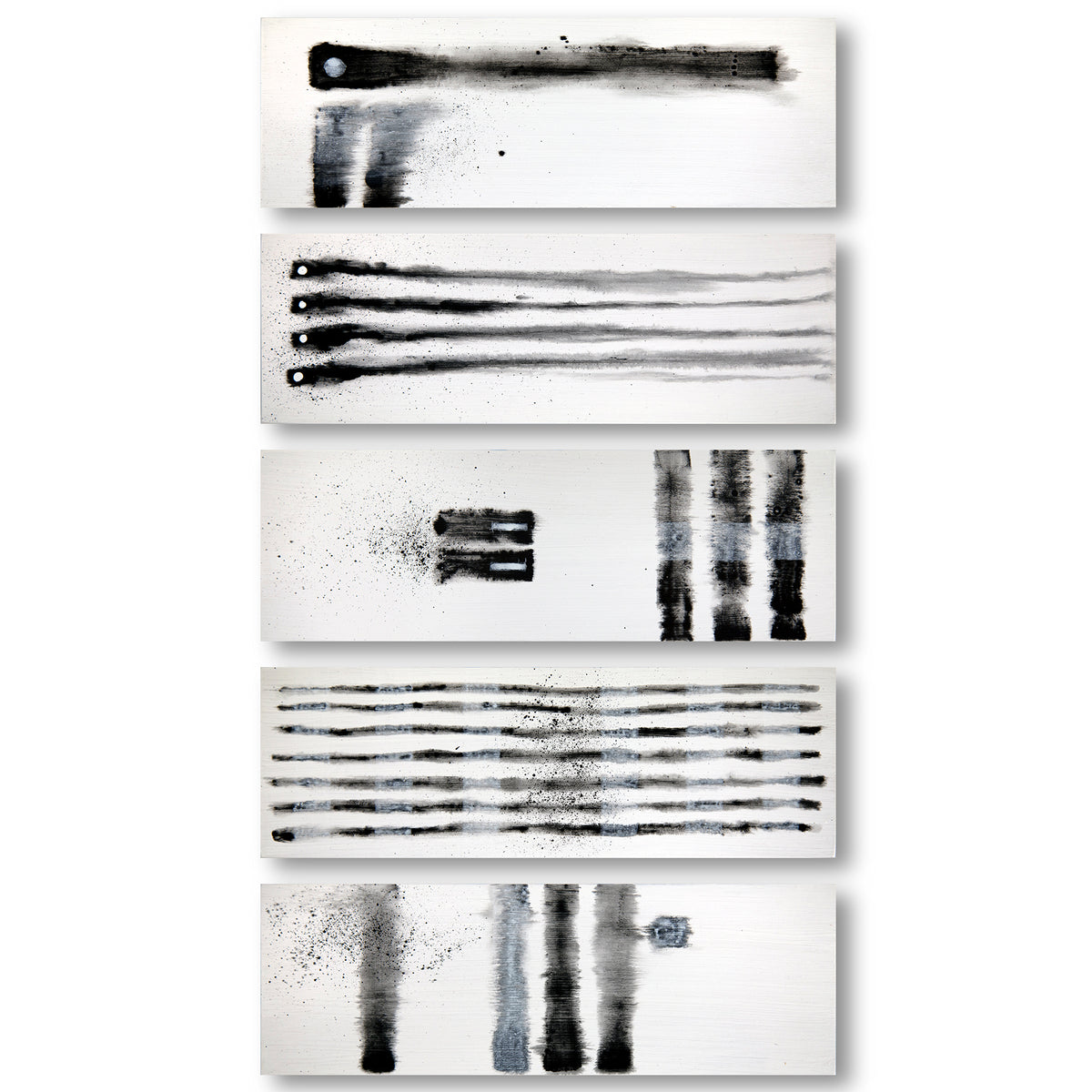 Life in Five Panels ~ 4"x12" x 5 panels ~ Arise Fine Art