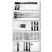 Life in Five Panels ~ 4"x12" x 5 panels ~ Arise Fine Art