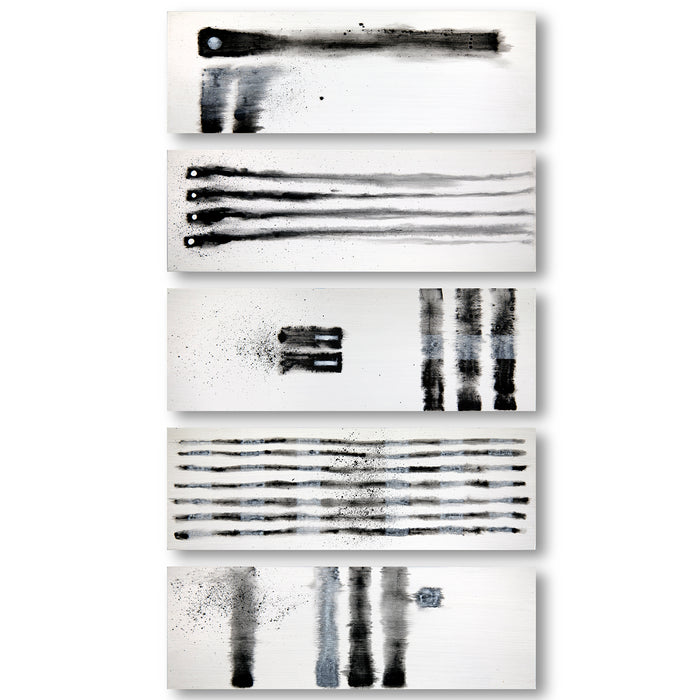 Life in Five Panels ~ 4"x12" x 5 panels ~ Arise Fine Art