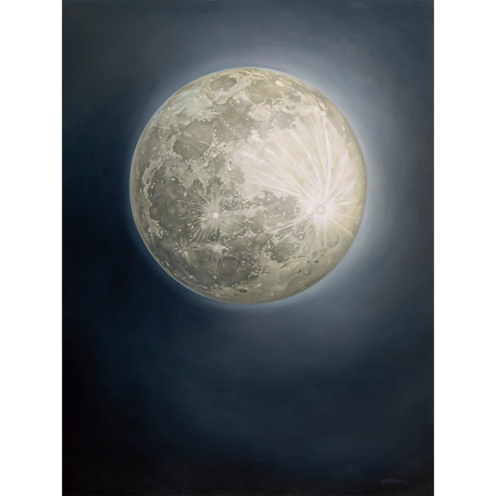 Snow Moon ~ 40"x30"