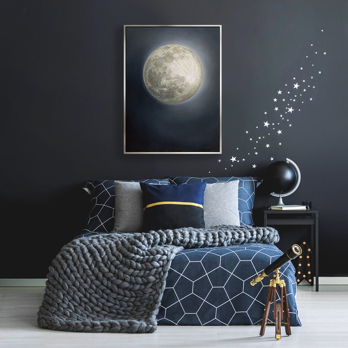 Snow Moon ~ 40"x30"