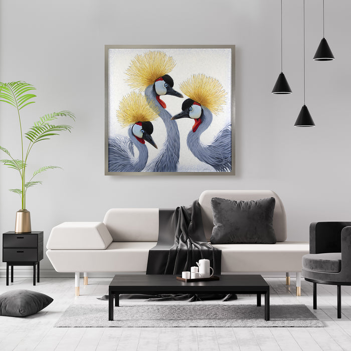 uNohemu - Grey Crowned Cranes, Zulu ~ Trailside Galleries