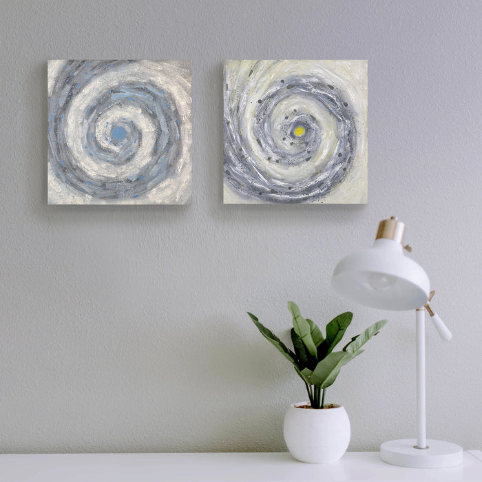 Blue Vortex ~ 12" x 12"