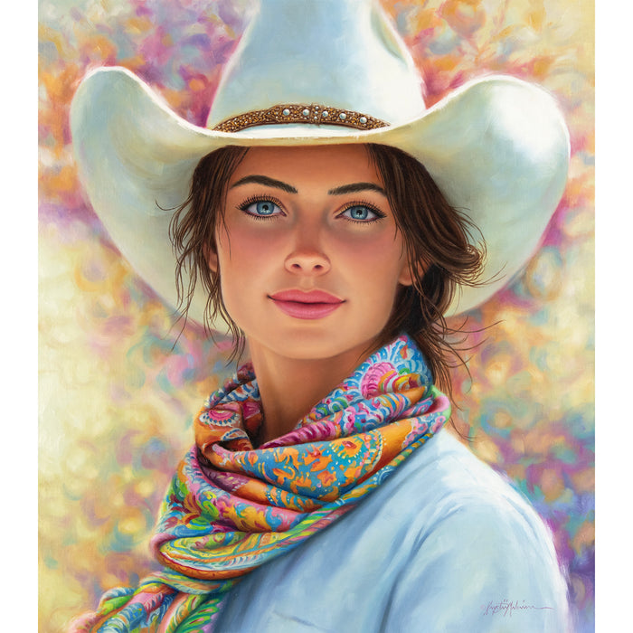 Eyes Like Rain 25"x22" ~ Quest for the West
