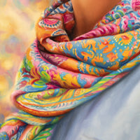 Eyes Like Rain 25"x22" ~ Quest for the West