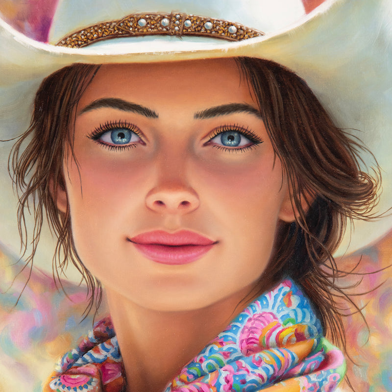 Eyes Like Rain 25"x22" ~ Quest for the West