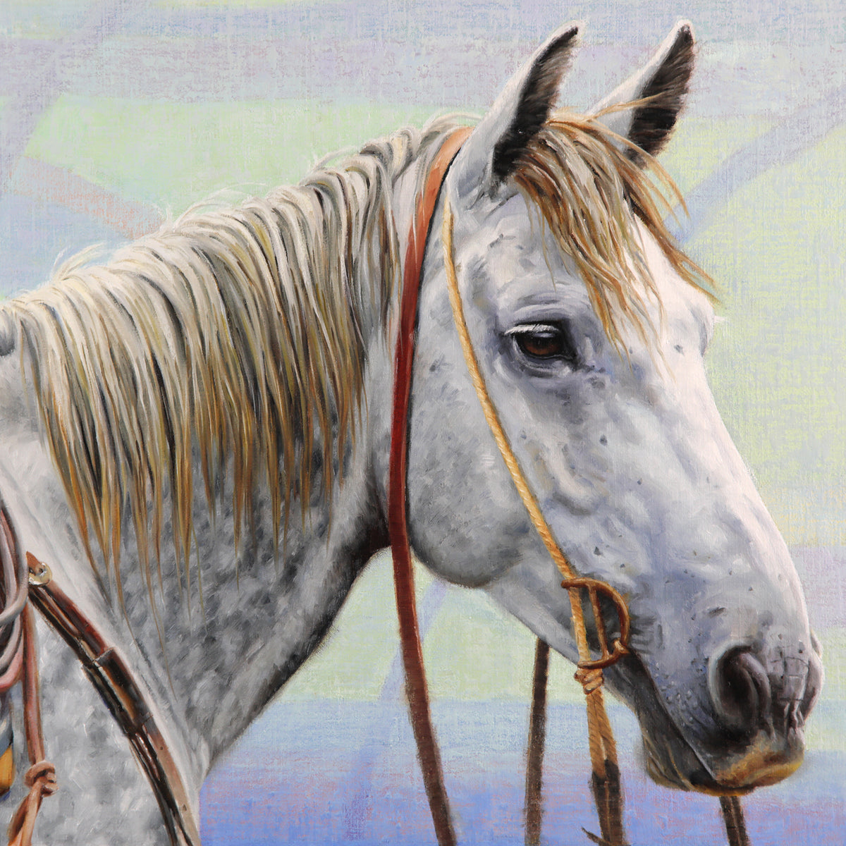 Sold - Grey 20"x40" ~ Quest for the West