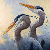 Heron Harmony 36" x 36"~ Quest for the West