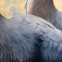 Heron Harmony 36" x 36"~ Quest for the West