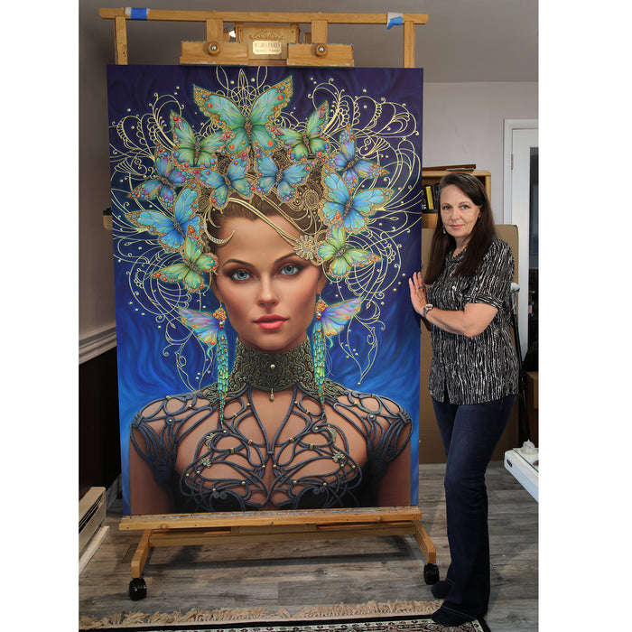 SOLD ~ Luna ~ 70"x48"" ~ Sanders Galleries