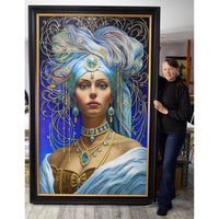 SOLD ~ Mystique ~ 78"x48" ~ Beyond Boundaries, Eiteljorg Museum