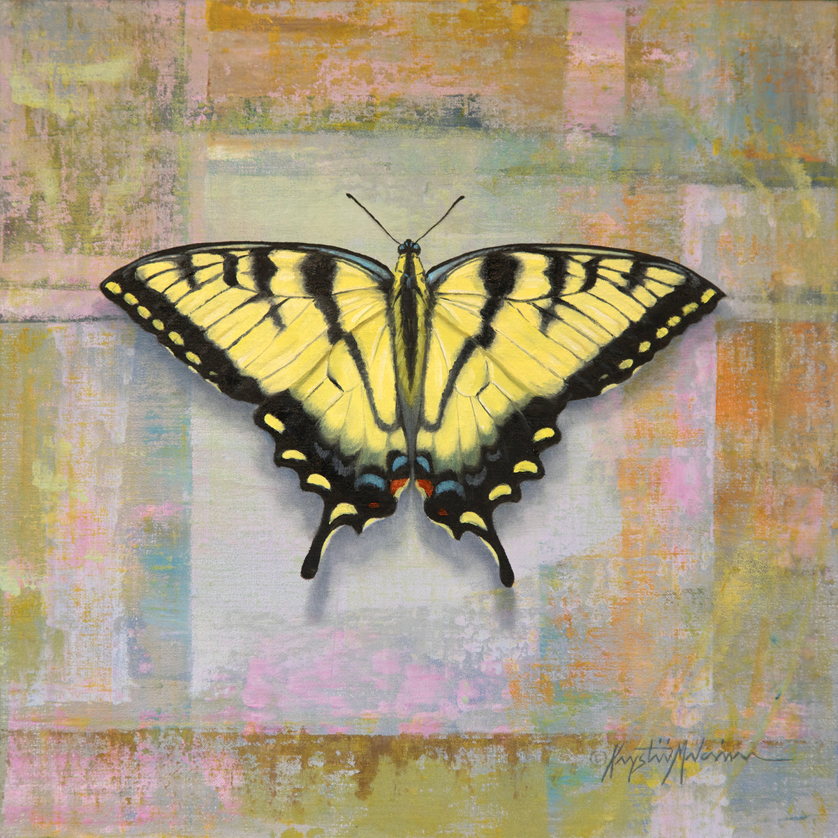 Tiger Swallowtail 11"x11" ~ Miniatures by the Lake