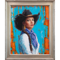 Turquoise ~ 30"x24" ~ Quest For The West