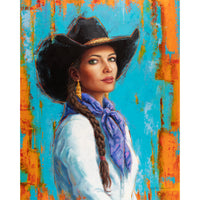 Turquoise ~ 30"x24" ~ Quest For The West