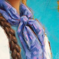 Turquoise ~ 30"x24" ~ Quest For The West