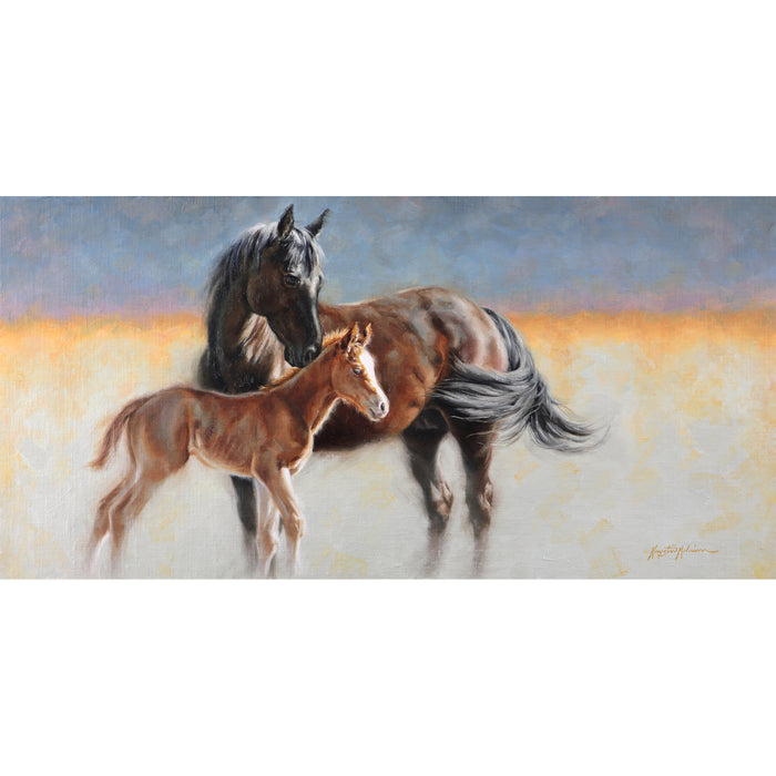 A Mother's Touch ~ 12"x24" ~  Big Horn Galleries