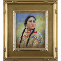 Beaetche - Beautiful, Crow  12" x 10" ~ Big Horn Galleries