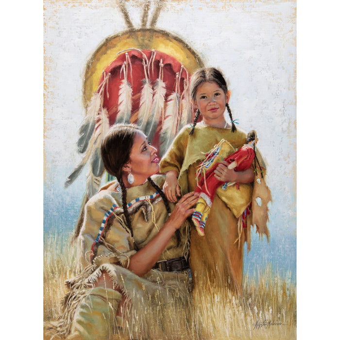 SOLD ~ Chunwintku - His Daughter, Lakota ~ Quest For The West