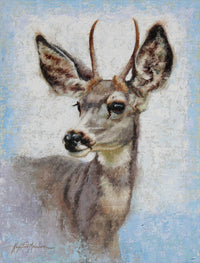 New Kid In Town ~ 12"x9" ~ Big Horn Galleries