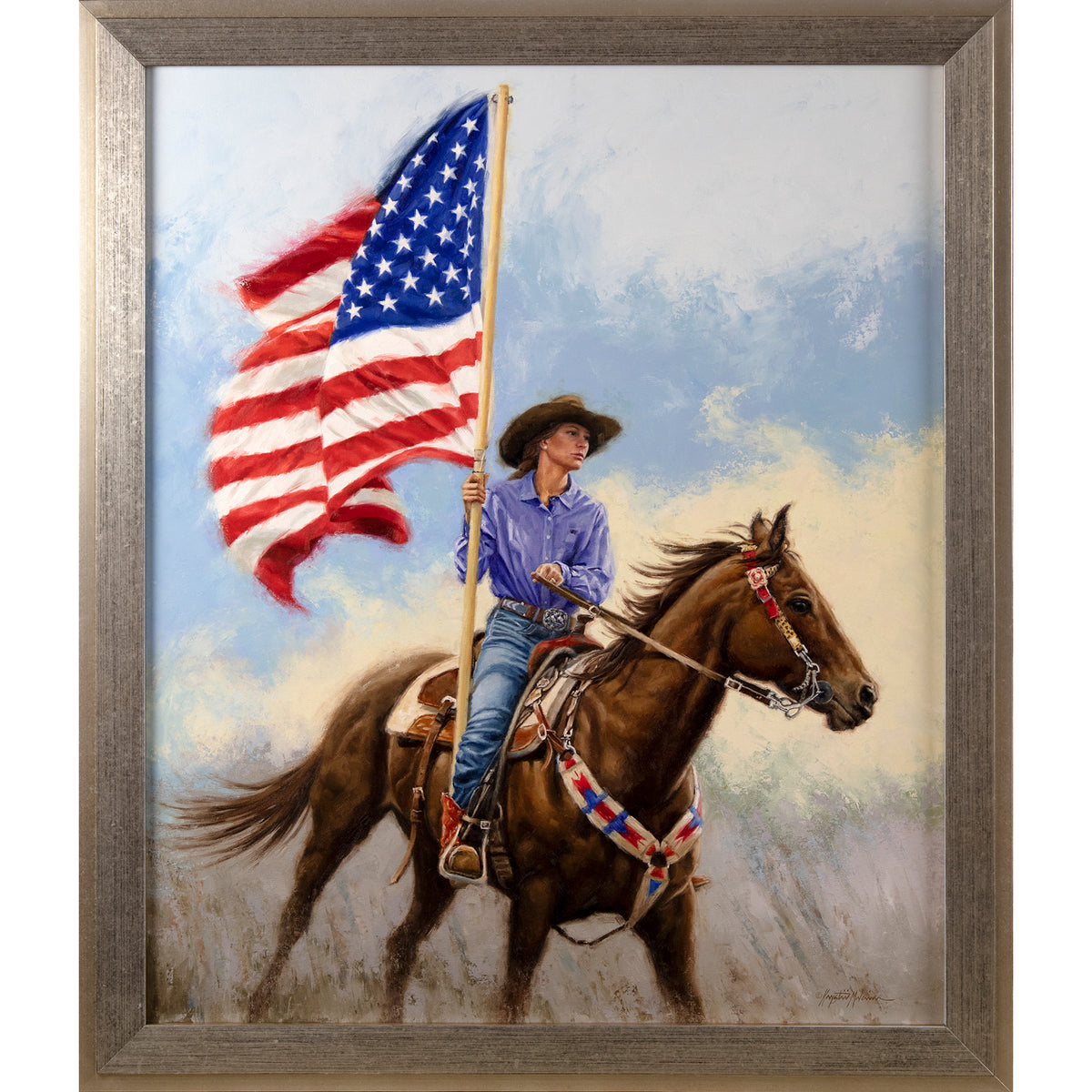 O'er The Land of The Free ~ 36"x30" ~ Big Horn Galleries