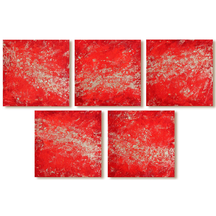 Red Nebula ~ 8" x 8" each