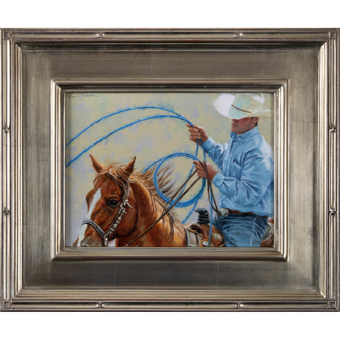 Rope and Reins ~ 9"x12" ~ Big Horn Gallery