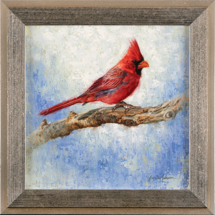 SOLD ~ Summer Cardinal ~ 12"x12"
