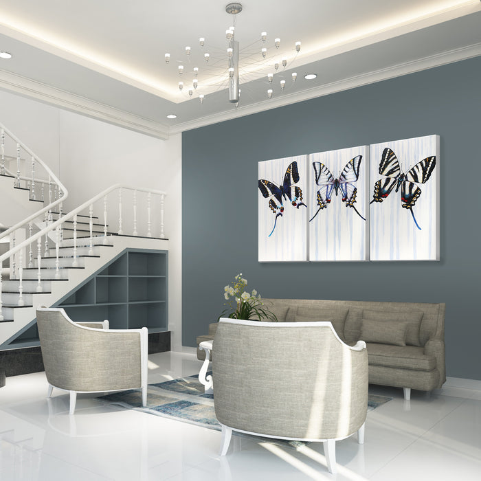 Butterfly Triptych ~ 48" x 76"