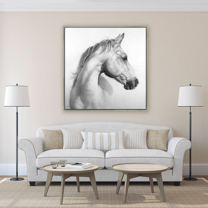 Spirit Horse ~ Black & White Print